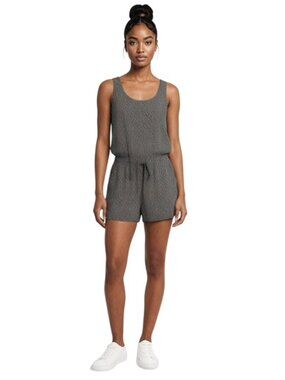 Old Navy XS Sleeveless Waist Tie Scoop Neck Geometric Print Romper